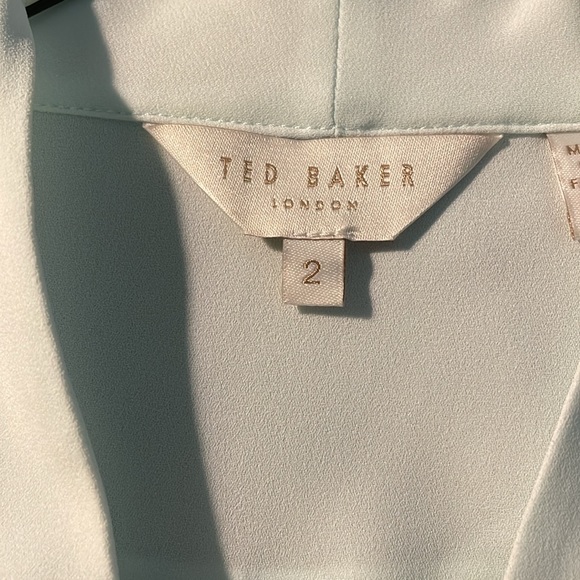 EUC Ted Baker Eliza Mint Green Blouse - Picture 5 of 5